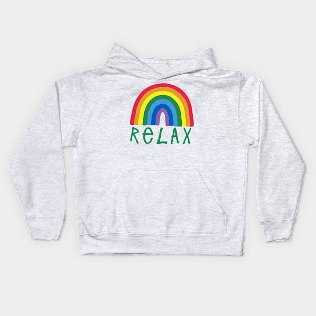 relax Kids Hoodie by Truntlessart